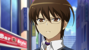 This is Keima, MC (Main Character) of the series